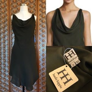 Haute Hippie Military Green sleeveless dress 2